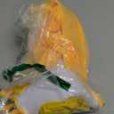 Meyeeka Womens Sexy High Waist Rash Guard Swimwear Long Sleeve 3PCS Swimsuit (Large, Yellow)