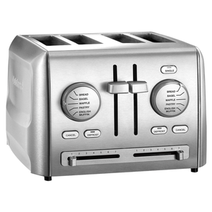 Cuisinart CPT640P1 4Slice Custom Select Toaster, Stainless Steel