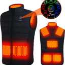 DOACE Upgraded Heated Vest for Men and Women, Smart Electric Heating Vest, Lightweight Heated Jacket (Battery Not Included) (XX-Large)