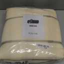 GORILLA GRIP Heavy Duty Sun Shade, UV Protection Fade Tear and Rust Resistant Rectangle Sunshade Canopy, Curved Edges Blocks Sunlight, Breathable Sail, Outdoor Patio, Lawn Garden 10x10 FT Butter Cream