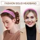 VOCOSTE Fluffy Headband, Rose Pink