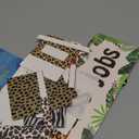 WATINC 97pcs Class Jobs Bulletin Board Set, Classroom Jobs Chart with Name Tags, Back to School Schedule Boards Pocket Chore Behavior Chart for Classroom Chalkboard Walls Decoration (Animal Print)