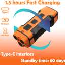 2 x 5 in 1 Sonic Bark Deterrents, Dog Training, 3 Modes 50 FT Range, Indoors Outdoors Behavior Correct Safe & Humane Rechargeable Compact Bark Control Shock All Categories Dogs, deterrents