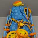 Baby Doll Stroller for Toddlers 3-10, Pillow Animal Toy Baby Stoller for Dolls, Blue Folding Baby Toy Stroller for Dolls, Foldable Stroller for Girls, for Bigger Kids (Giraffe)