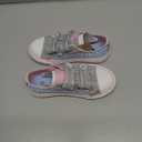 Weestep Toddler Girl Glitter Sneakers Lightweight Sparkle Slip On Canvas Shoes 10