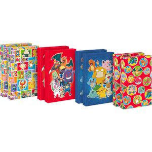 Hallmark Pokmon Medium Gift Boxes with Lids (8 Shirt Boxes, 4 Designs) for Kids, Parties, Back to School, Christmas