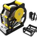 3D Industrial Filament Respooler Machine, Electric 3D Printer Winder Machine for 20cm Spools, Wrap Neatly Without TanglingUniversal Wire/Welding Filament Spooler Winder