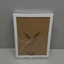 8x11 Picture Frame Set of 2, White Photo Frames High Transparent Wall Gallery Desktop Horizontal Vertical for Canvas Collage Photo Poster Certificate 8 x 11 inches