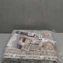 WITSHOCK Washable 4x6 Area Rugs Non Slip Low Pile - Soft Foldable Floor Rug for Bedroom, Living Room, Dining Room & Dorm, Light Blue Rug with Anti-Skid Backing (Indoor Decor)