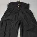 YOOTIKO Women's Strapless Tube Wide Leg Jumpsuit Summer Sleeveless Zip Up Dressy Casual Sexy Romper (Black)