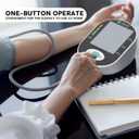 Blood Pressure Monitor, Bp Machine with Large Upper Arm Cuff of 8.7-17.3 Inches, Large Screen, Total 198 Memories for 2 Users(Black+White)