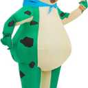 JASHKE Inflatable Frog Costume Adult Blow up Frog Costumes Inflatable Halloween Costumes for Adult