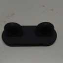 Delidigi Dual Charger Stand Holder Compatible with Apple Watch Ultra 3/2/1, SE 3/2/1, Series 11 10 9 8 7 6 5 4 3 2 1 (49/46/45/44/42/41/40/38mm) Silicone Double iWatch Charging Stand (Black, Charger Not Included!)