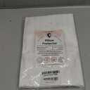 FAUNNA 600TC 100% Cotton Pillow Protectors, Standard Size (20x26), 2 Pack, Oeko-TEX Certified, Hotel Grade Pillow Cover with Silent Zipper, Zip Up Pillow Cases, White