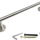 16 Inch Bathroom Towel Bar Brushed Nickel  SUS304 Stainless Steel Wall Mounted Towel Rod, Rustproof Hand Towel Bar, Modern Bathroom Towel Rack, Towel Racks for Bathroom Wall Mounted