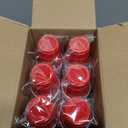 Lilymicky 300 PACK 2 oz Plastic Shot Glasses, Red Disposable Shot Cups, Mini Red Shot Cups, 2 oz Party Cups for Halloween Christmas Party