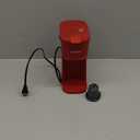 Single Serve One Cup Coffee Maker, for K Cups and Grounds, Mini Coffee Maker with Portable Handle, 6 to 12 Oz Brew Size, for Travel, Camping, Office, RV and Dorm, 120V, Salmon Pink