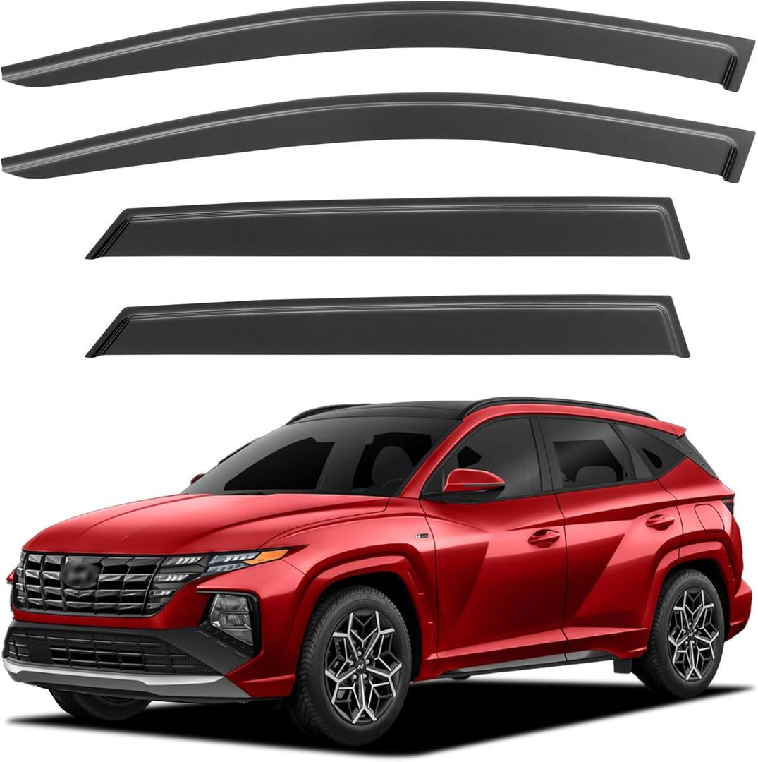 Window Visors Rain Guards for 2022 2023 2024 2025 2026 Hyundai Tucson