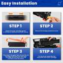 TN229XL Toner Cartridge MFC-L3780CDW Compatible for Brother TN229XL TN229 Replacement TN-229 XL Toner Cartridges 4 Pack Work with MFC-L3780CDW HL-L3280CDW MFC-L3720CDW HL-L3220CDW HL-L3300CDW Printes