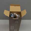 Conair Double Ceramic 2-in-1 Hot Air Brush, 1000W Hair Dryer Brush, Interchangeable 1 and 1 Inch Attachments for Voluminous Curls & Straight Styles, for Fine & Thick Hair, White