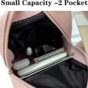 Small Backpack Casual Backpack Purse for Women and Girls, Multiple Pockets Womens Backpacks Stylish Mini Backpacks (Checkered, Pink)