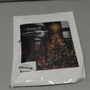 hogardeck Christmas Tree Topper, 11 Inches Lighted Gold Glittered 8-Point Star Tree Topper, 30 LED Sparkling Tree Toppers Christmas Decorations, Battery Powered Timer Xmas Treetop Star Decor