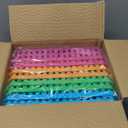 KWAGOCAR 8 Pack Classroom Storage Baskets Bins Colorful Plastic Organizer Basket Small Pencil Holder Tray Mesh Bins for Paper Desk Shelf Home School Office Arts Crafts Toy File Organization