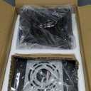 2-Pack Modern Outdoor Wall Lights, Black LED Exterior Wall Light Fixtures, Dimmable 10W 3000K Up Down Patio Porch Lights Wall Mount Outdoor Sconces for House Yard Hallway