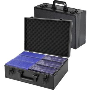 Toploader Storage Box for 3" x 4" 35pt Rigid Cards - Hard Protective Case Holds 600+ Toploaders, Trading Card Storage for Sports & Collectible Cards Top Loader
