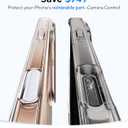 ESR for iPhone 16 Pro Case, Compatible with MagSafe, Military-Grade Protective Case for iPhone 16 Pro, Built-in Stash Stand iPhone Case, Scratch-Resistant Back Cover, Clear | Built-in Stash Stand