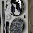 52 Inch Crystal Ceiling Fan with Lights and Remote Modern Black Chandelier Fan for Bedroom 5 Reversible Wood Blades Silent DC Motor Fandelier Ceiling Fans for Living Room Dining Room
