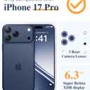 GVIEWIN for iPhone 17 Pro Case, with Screen Protector+Full Camera Protection, [NonYellowing] Clear Floral Slim Shockproof Protective Women Phone Case for iPhone 17 Pro 6.3", Colorful Butterfly