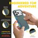 OtterBox iPhone 17 Pro Max (Only) Commuter Series Case Built-in MagSafe Thin, Dual-Layer, Pocket-Friendly, Port Cover Saltwater Breeze (Sage/Blue)