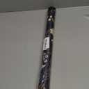 Dark Floral Wallpaper Peel and Stick 17.5in x 118in Gold Leaf Wallpaper Vinyl Waterproof Self-Adhesive Boho Navy Gold Botanical Wall Paper Mural for Bookcase Bedroom Cabinet Decor (Black White Gold)