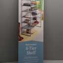 Whitmor Spacemaker 6-Tier Shelves, Gunmetal