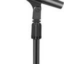 Small Desk Mic stand, Desktop Microphone Stand Adjustable Steel Table Mic Stand with Microphone Clip for Blue Yeti Snowball 10 Inch-14 Inch