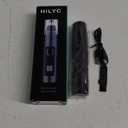 Ear and nose hair trimmer suitable for men and women, with LED display screen, USB rechargeable, 2024 professional painless eyebrow, facial and nose hair trimmer, IPX7 waterproof double-edged blade.