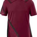 Shoulder Surgery Recovery Shirts Unisex Post Surgery Shirt Left and Right Side Snap Access Recovery T Shirt for Women Men (Medium, Red)