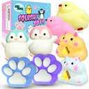 8 Pcs Taba Squishy Pack - Kawaii taba Squishies Stress Relief Toys Party Favors for Kids 6 7 8 9 10 11 12 Year,, Squishy Fidget Toys Set,Gifts for Kids, Party Favors,Goodie Bags Fillers