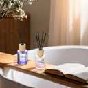 Reed Diffuser - Lavender&Pink Peony 4.06oz (120ml) 2 Packs Essential Oil Reed Diffuser Set with 16 Sticks, Long Lasting Fragrance for Home, Bathroom, Bedroom, Room, Decor