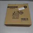 Shower Caddy Corner with Soap Holder, No Drilling Shower Shelves-Rustproof, Adhesive Shower Organizer Corner for Dorm. Black, 4-Pack