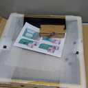 Pixy Canvas 12x12 inch Floater Frame for 1.5" Deep Canvas Paintings, Wood Panels & Stretched Canvas Boards (Rustic Gold, 12 x 12)