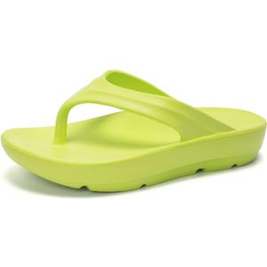 FUNKYMONKEY Women's Comfort Flip Flops with Arch Support - Lightweight EVA Thong Sandals for Walking, Beach, and Daily Wear - Cushioned Footbed & Anti-Slip Sole