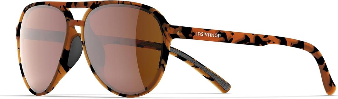 Lightweight TAC Polarized Tinted Classic Vintage Retro 70s Sunglasses, TR-90 Frame for Women Men, UV 400 Protection