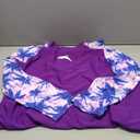 Halcurt Womens Plus Size Long Sleeve Rash Guard Swim Shirt with Built in Bra Loose Fit UPF50+ Swimsuit Top (1X)