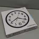 AKCISOT Wall Clock 10 Inch Silent Non-Ticking Modern Clocks Battery Operated - Analog Small Classic for Office, Home, Bathroom, Kitchen, Bedroom, School, Living Room(Black)