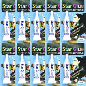 Waterproof Eyelash Adhesive Dark For Eye Shadow,Mascara And Eyeliner 10 Pcs