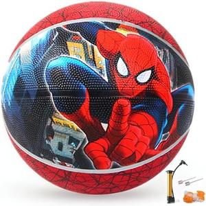DECLIR Kids Basketball Size 6 Youth Basketball 27.5" for Indoor Outdoor Play Games, Training Basketball for Beginner(Boys & Girls)