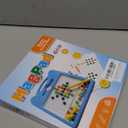 Svance Magnetic Drawing Board for Kids, Toddler Magnet Doodle Board with Beads and 2 Pens, Magnetic Dot Art Toys, Airplane Car Travel Activities (Blue Cat)