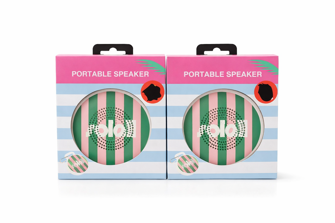 Soleil Portable Bluetooth Speaker 2 Pack